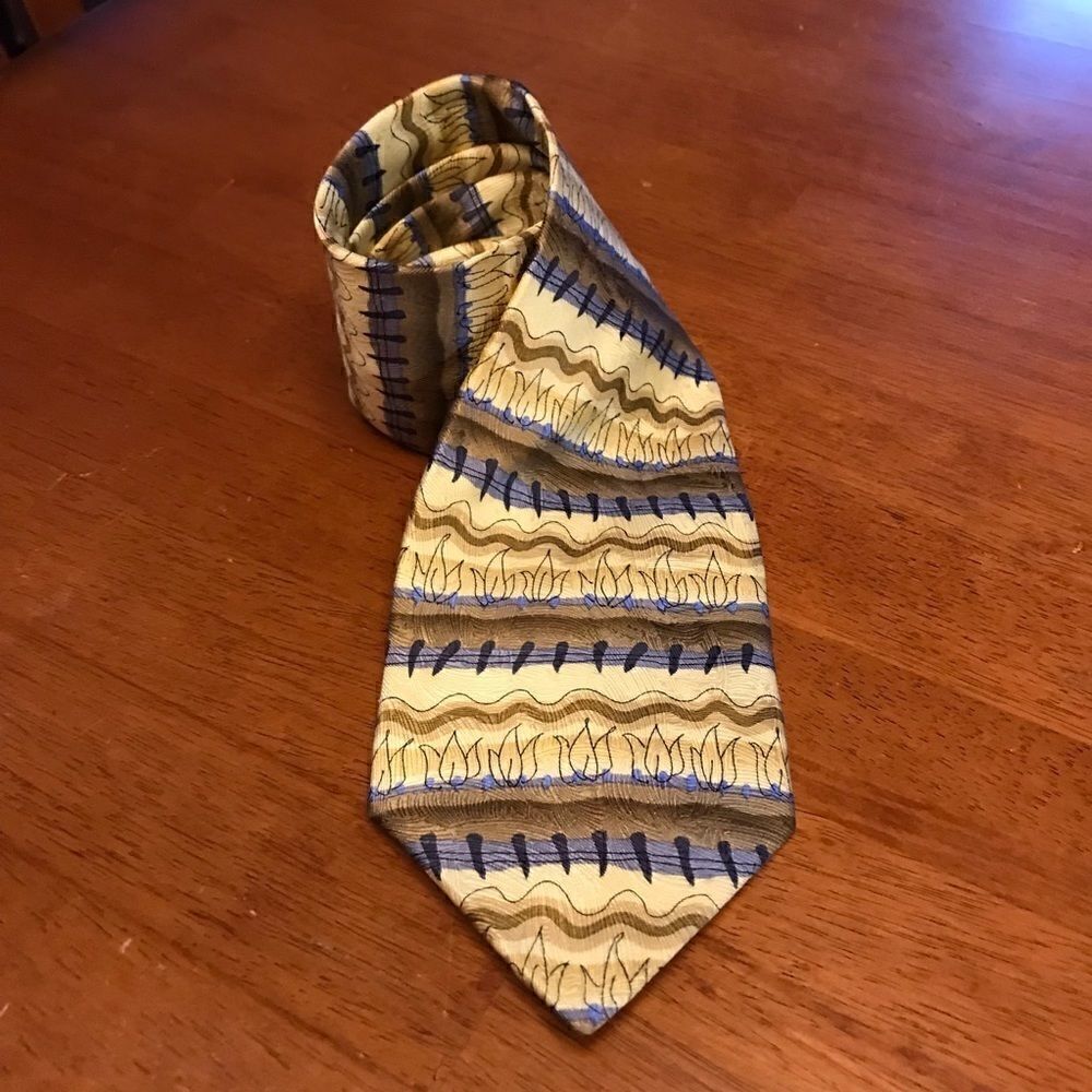 Jerry Garcia Silk Tie ‘Wetlands II’ Collection 25 weddings graduations dads day!
